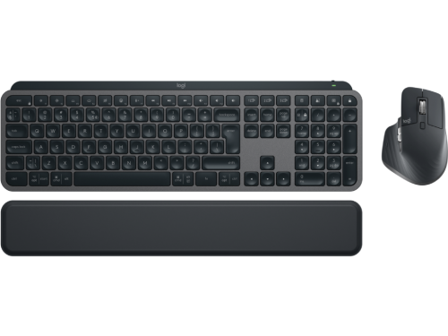 Wireless Keyboard & Mouse Logitech MX Keys S Combo fo Mac, Premium typing, Backlight, Palm rest