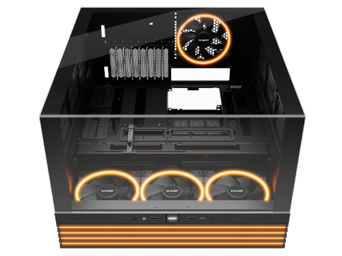 Case EATX be quiet! Ligh Base 900 FX, w/o PSU, 4x140mm ARGB fans, ARGB strips, Front & Side TG