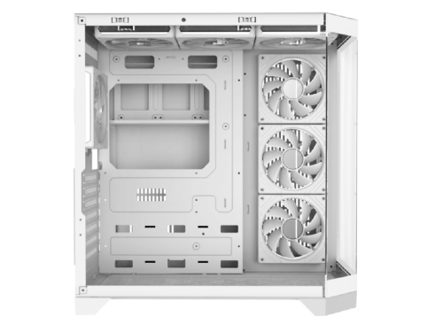Case ATX GAMEMAX HYPE-A , w/o PSU, 0.5mm, 4x120mm ARGB fans, ARGB Hub,  Front&Side Tempered Glass