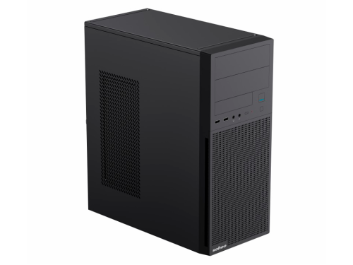 Case ATX 500W Sohoo 2816BK, 0.4mm, 2xUSB2.0, 1x5.25', 1x3.5', 3x2.5', PSU: ATX-500W-12cm, Black