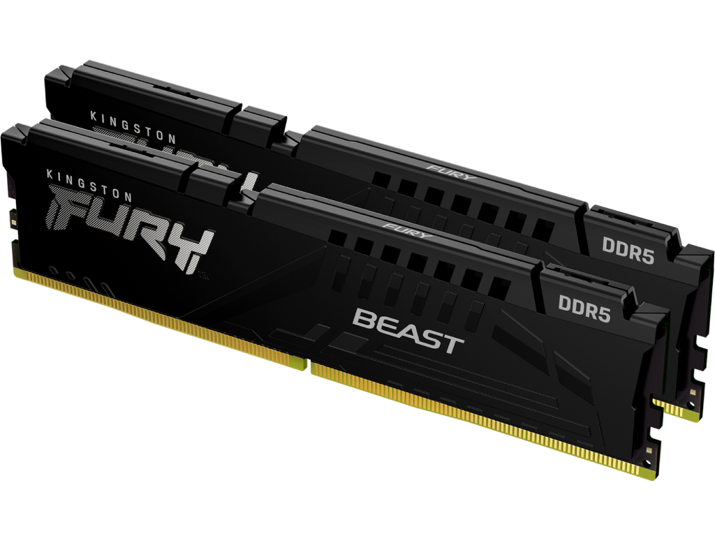 64GB DDR5-6000MHz  Kingston FURY Beast (Kit of 2x32GB) (KF560C30BBEK2-64), CL30-36-36, 1.4V