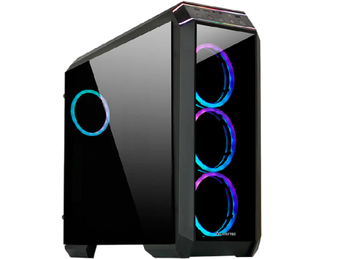 Case ATX Chieftec STALLION II, w/o PSU, 0.6mm, 4x120mm ARGB, Front&Side Tempered Glass, ARGB Hub