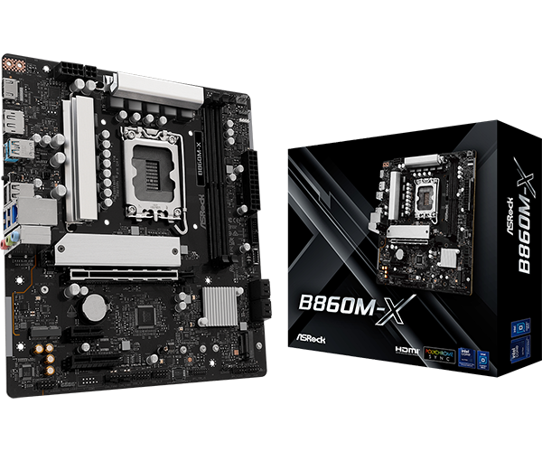 MB S1851 ASRock B860M-X mATX  Micro-ATX Socket: LGA1851