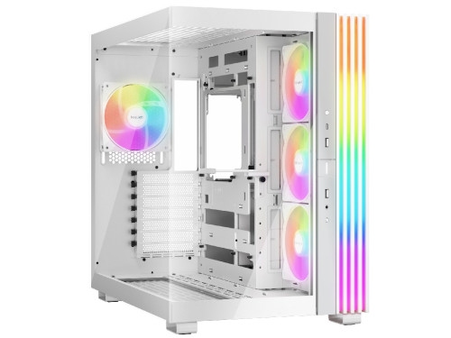 Case ATX be quiet! Ligh Base 600 LX, w/o PSU, 4x120mm ARGB fan, ARGB strips, Front & Side TG, DF, VG