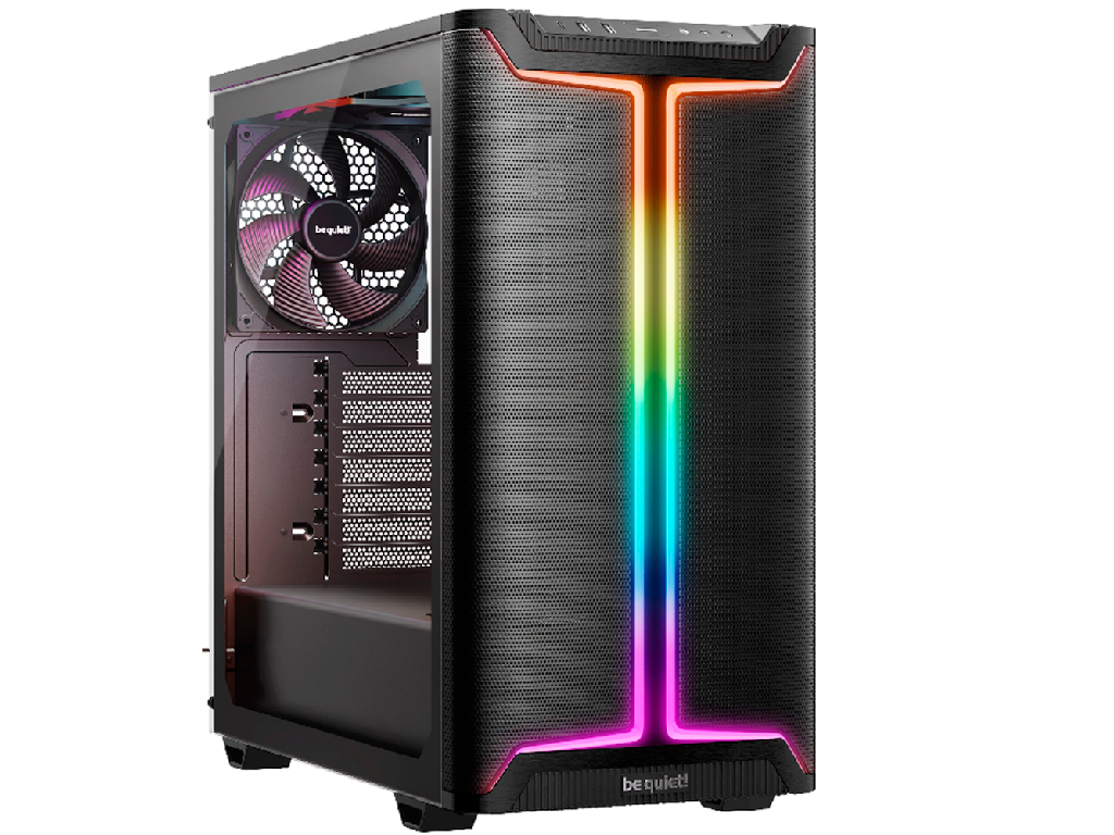 Case ATX be quiet! Pure Base 501 DX, w/o PSU, 3x140mm, 2xARGB Strips, Tempered Glass