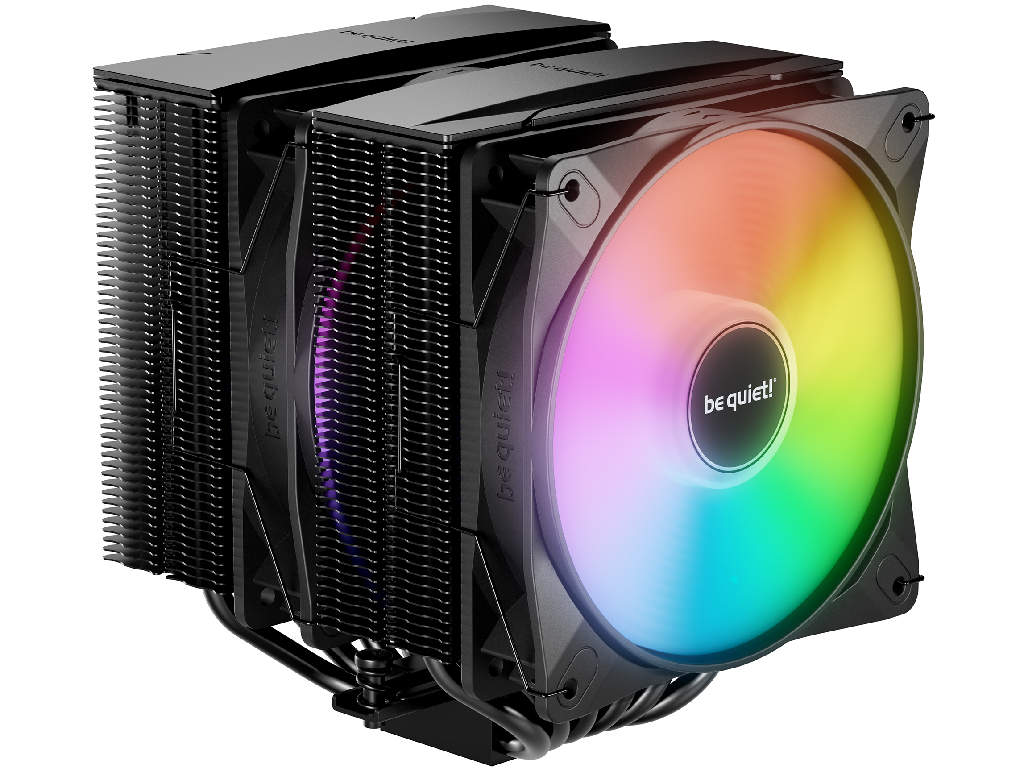 AC be quiet! Pure Rock Pro 3 LX Black (14-34.8dBA, 2000RPM, 61.8 CFM, 2x120mm, ARGB, PWM, 250W)