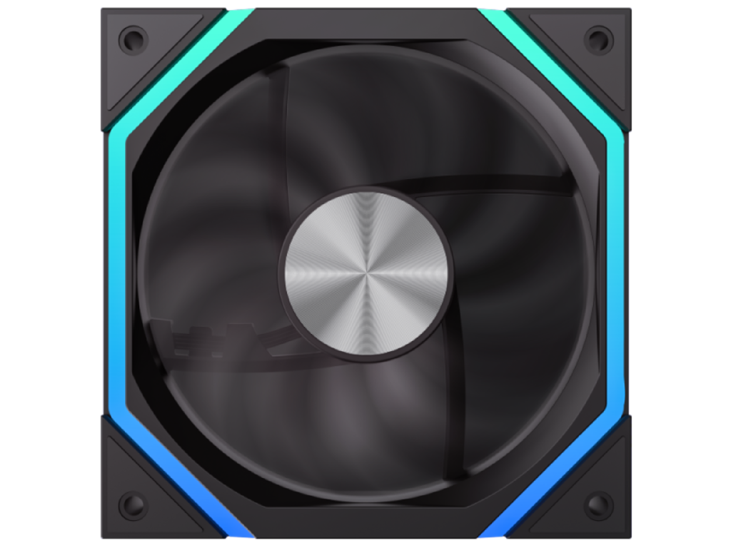 PC Case Fan GAMEMAX FN12A-N2, 120mm, ARGB, 16 LED, 9 blades, PWM, <33.7dB, 53.87 CFM, 800-2000RPM, H