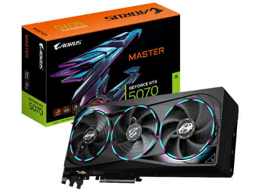 VGA Gigabyte RTX5070 12GB GDDR7 Aorus Master  (GV-N5070AORUS M-12GD)Producator GPU:  NVIDIA Proces
