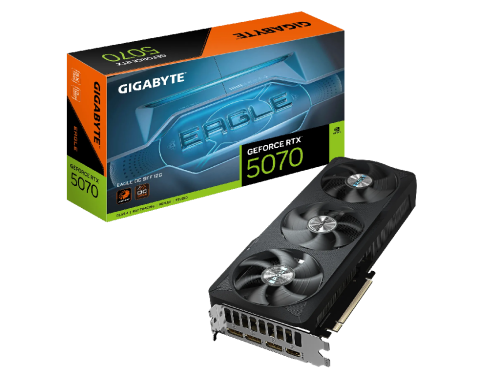 VGA Gigabyte RTX5070 12GB GDDR7 Eagle OC  (GV-N5070EAGLE OC-12GD)Producator GPU:  NVIDIA Procesor