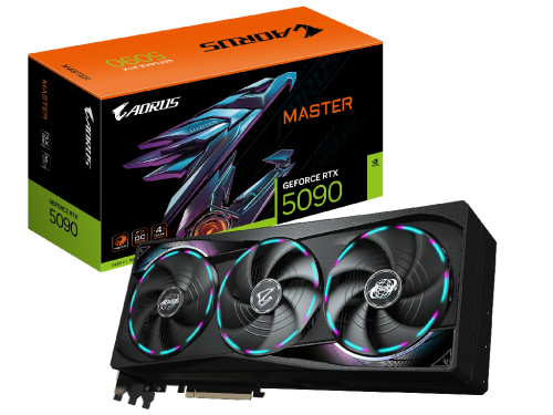 VGA Gigabyte RTX5090 32GB GDDR7 Aorus Master (GV-N5090AORUS M-32GD)  NVIDIA