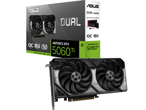 VGA ASUS RTX5060Ti 8GB GDDR7 Dual OC (DUAL-RTX5060TI-O8G) GPU: NVIDIA