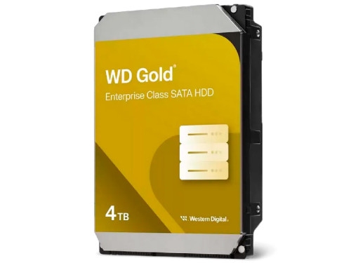 3.5' HDD  4.0TB-SATA-256MB Western Digital  'Gold (WD4004FRYZ)', Enterprise, 24/7, CMR, 7200rpm, 2.0