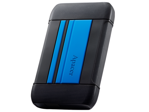 2.0TB (USB3.1) 2.5' Apacer AC633 Military-Grade MIL-STD-810G Shockproof, IP55 Rugged, Black-Blue