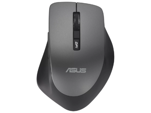 Wireless Mouse Asus WT425, 1000-1600 dpi, 6 buttons, Ergonomic, 82g, Silent, 1xAA, 2.4Ghz, Grey