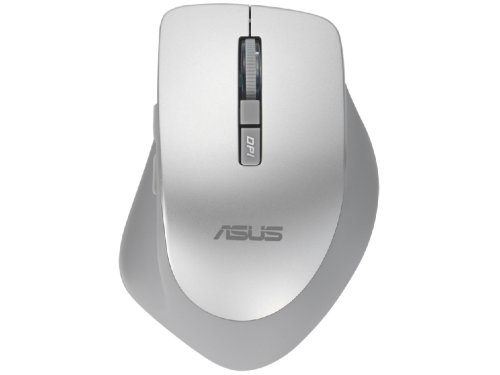 Wireless Mouse Asus WT425, 1000-1600 dpi, 6 buttons, 82g, Silent, 1xAA, 2.4Ghz, SilverTitanium