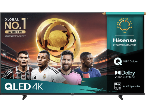 43' LED SMART TV Hisense 43E7Q, QLED 4K UHD, VIDAA OS, Black