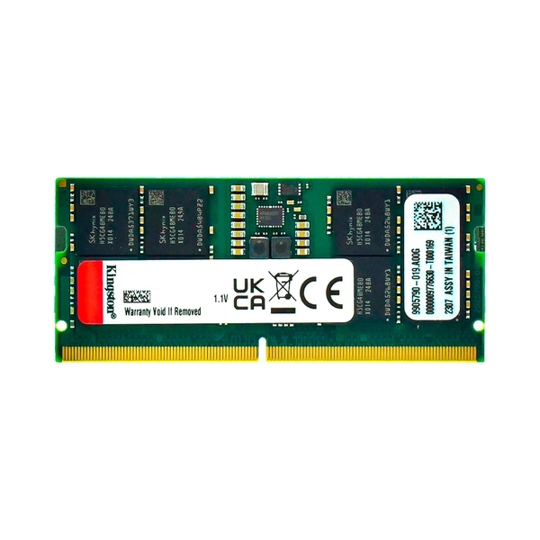 16GB DDR5-5600MHz SODIMM Kingston  ValueRAM (KVR56S46BS8-16), CL46, 1.1V, Intel XMP 3.0