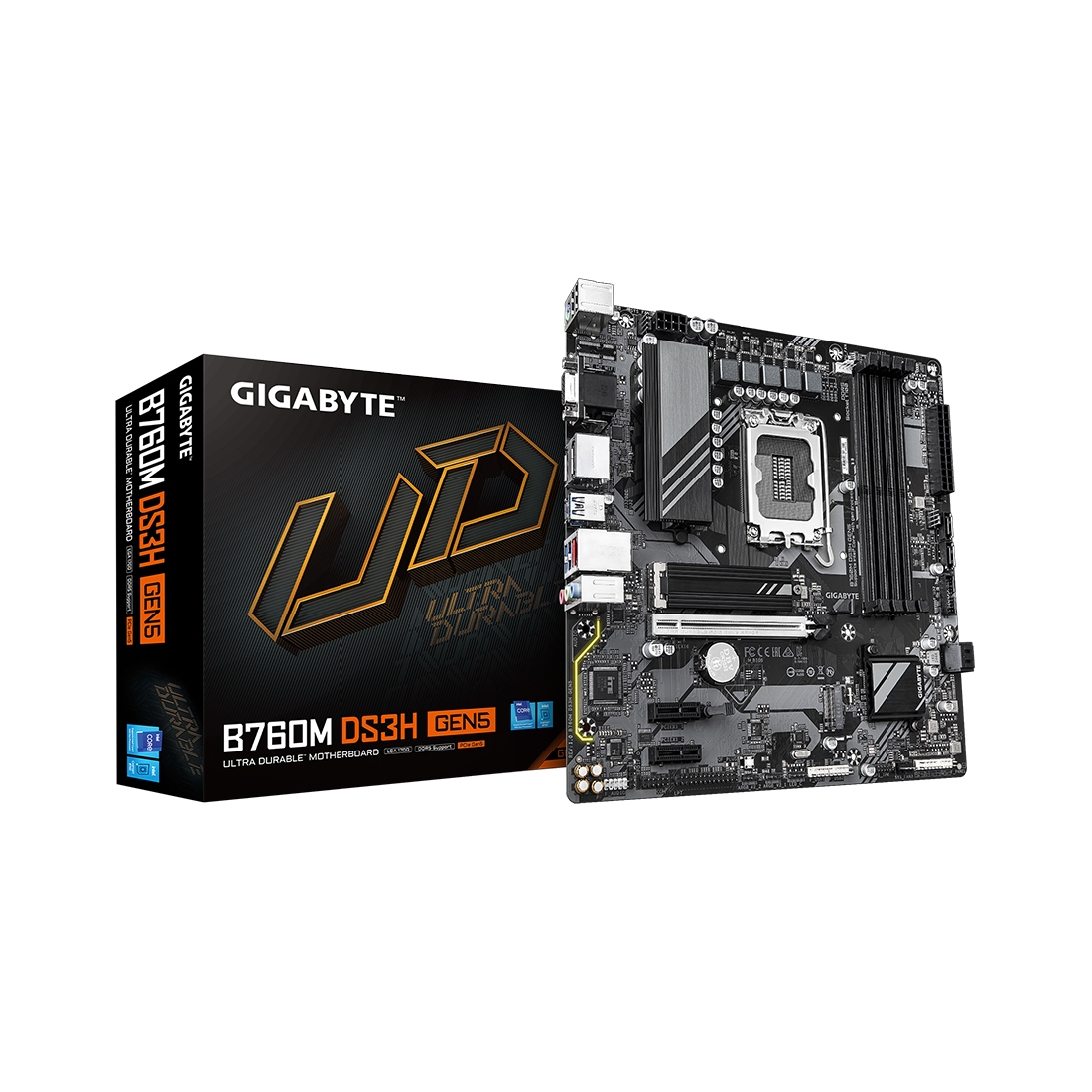 MB S1700 Gigabyte B760M DS3H GEN5  mATX Micro-ATX Socket:  LGA17
