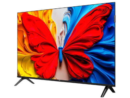 43' LED SMART TV TCL 43V5C, QLED, Full HD, Google TV, Black