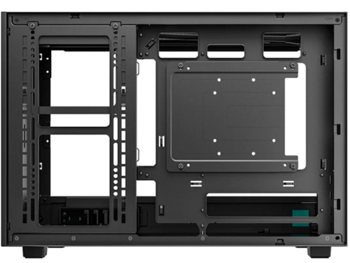 Case mATX Deepcool CH260, w/o PSU, No fans, TG, 2xUSB3.0, 1xUSB-C, 1x2.5', 1x3.5', Black