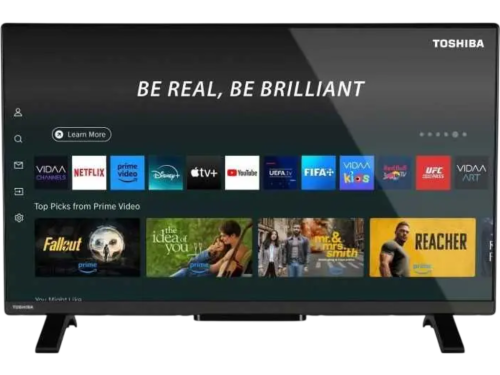 32' LED SMART TV TOSHIBA 32LV2563DG, Full HD, VIDAA OS, Black