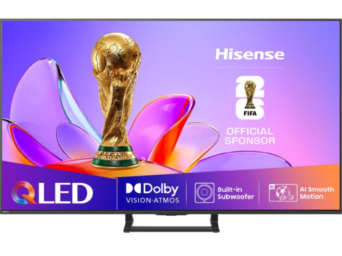 75' LED SMART TV Hisense 75A7Q, QLED 4K UHD, VIDAA OS, Black
