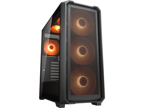 Case ATX Cougar MX600 Air PRO  w/o PSU, 5x140mm, 1x120mm, ARGB PWM, TG: Front&Side, 2xUSB3.0, 1xUSB
