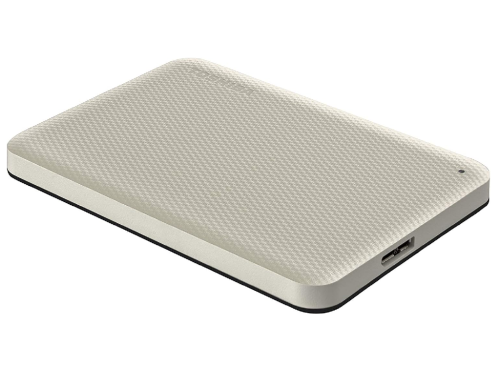 1.0TB (USB3.1) 2.5' Toshiba Canvio Advance External Hard Drive (HDTCA10EW3AA)', White