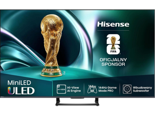75' LED SMART TV Hisense 75U78Q, Mini LED, 4K UHD, VIDAA OS, Black