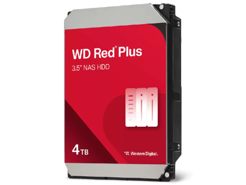3.5' HDD  4.0TB-SATA- 128MB Western Digital 'Red Plus (WD40EFZZ)', NAS, 24/7, CMR, 5400rpm
