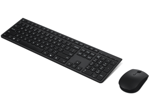 Wireless Keyboard & Mouse Lenovo Professional, Recheargable,Multi-device,3-zone, 8-button mouse