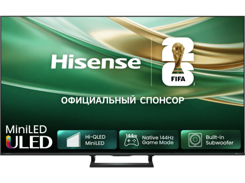 65' LED SMART TV Hisense 65E8S, Mini LED 4K UHD, VIDAA OS, Black