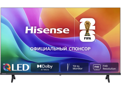 32' LED SMART TV Hisense 32A5S, QLED, Full HD, VIDAA OS, Black