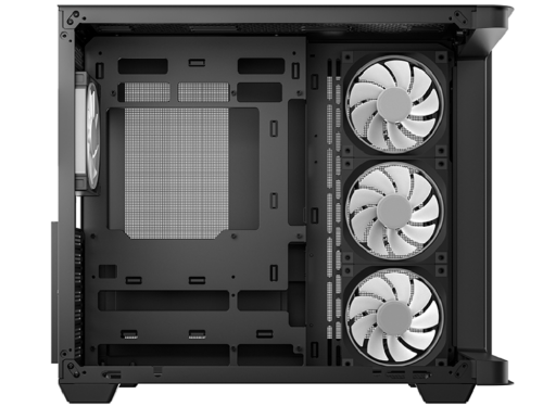 Case ATX Deepcool CG530U 4F, w/o PSU,3x120side 1x120rear ARGB PWM, 2xUSB3.0, 1xTypeC, Curved-Glass