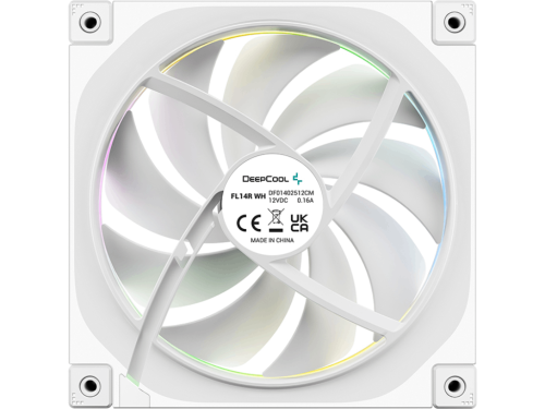 PC Case Fan Deepcool FL14 Reversed ARGB 140x140x25mm, 31.46 dB, 66,59CFM, 500-1700RPM, PWM, Hydro