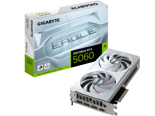 VGA Gigabyte RTX5060 8GB GDDR7 Eagle OC ICE  (GV-N5060EAGLEOC ICE-8GD) GPU NVIDIA