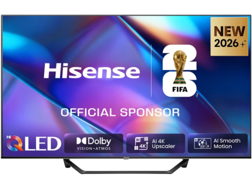 43' LED SMART TV Hisense 43A7S, QLED 4K UHD, VIDAA OS, Black