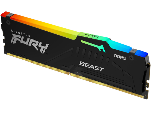 32GB DDR5-6000MHz  Kingston FURY Beast RGB (KF560C36BBE2A-32), CL36-44-44, 1Rx8, 1.35V