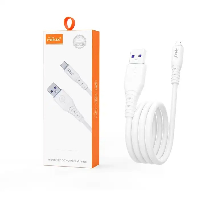 Mietubl Cable 1M Usb-Micro MTB-DCUMF01 Silicon Data cable White