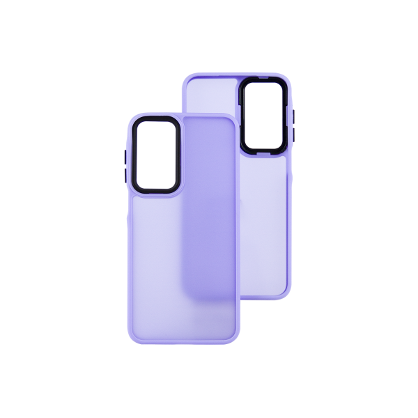 Накладка Luxury Metal Lens SAMSUNG A36 (Сиреневый)