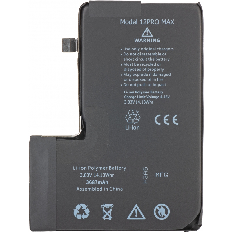 BATTERY APPLE iPhone 12 Pro Max / 3687 mAh Flex for BMS