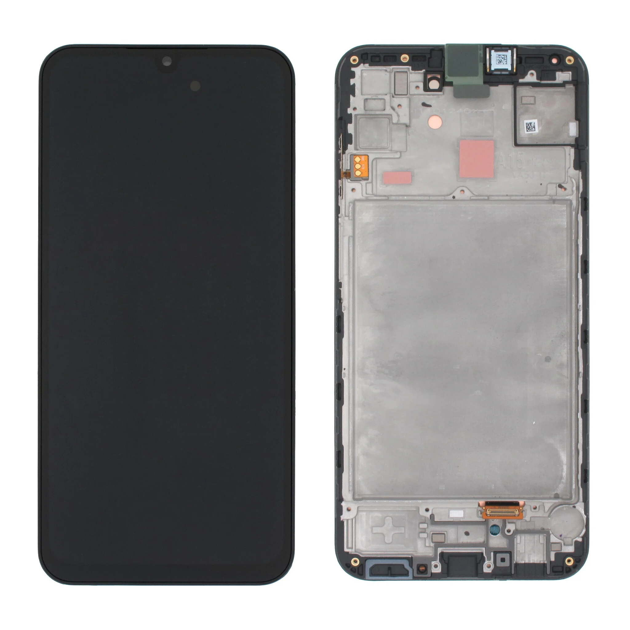 LCD SAMSUNG A15 4G / 5G  A155 / A156  BLACK WITH FRAME AAA