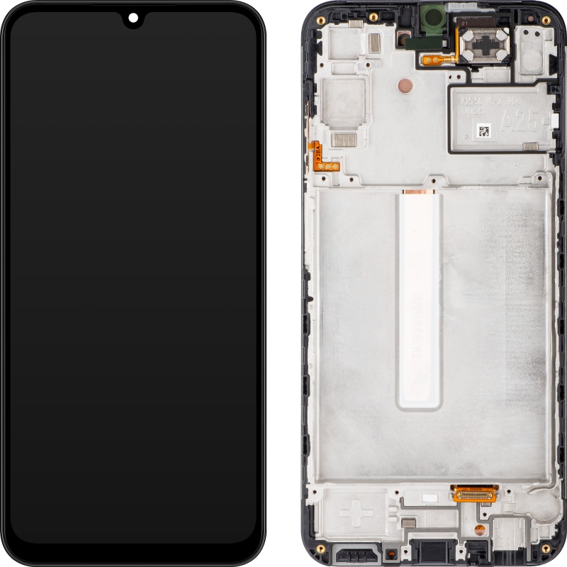 LCD SAMSUNG A25 / A256 BLACK WITH FRAME AAA