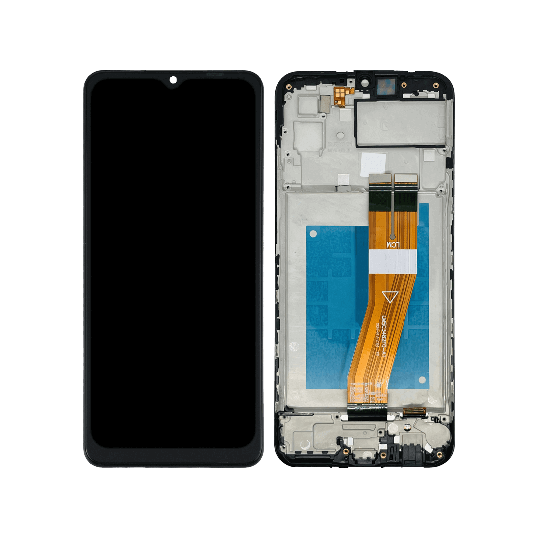 LCD SAMSUNG A03 (2022) / A035G BLACK WITH FRAME AAA