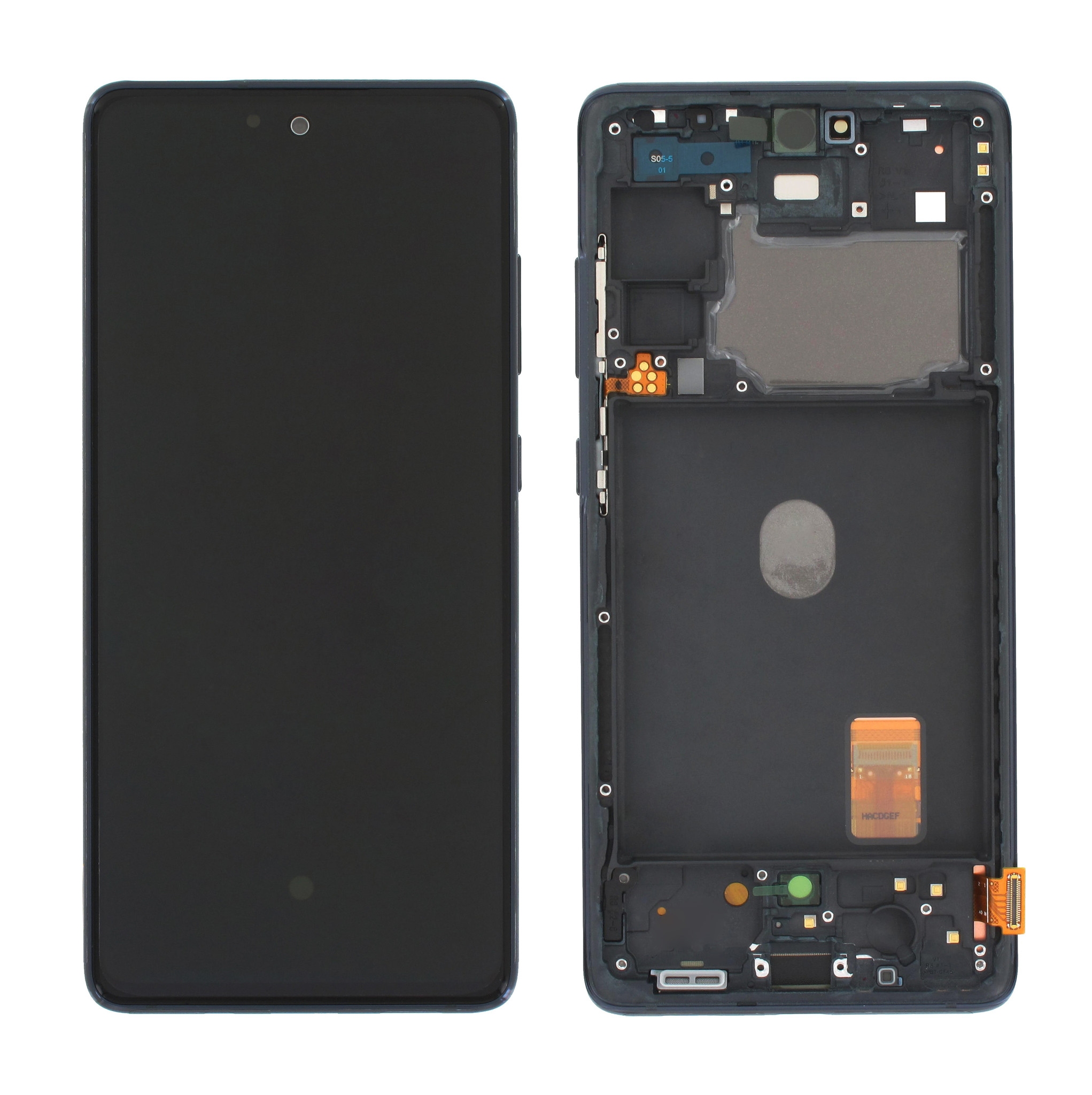 LCD SAMSUNG S20 FE / G780 CLOUD NAVY BLUE / BLACK WITH FRAME OLED