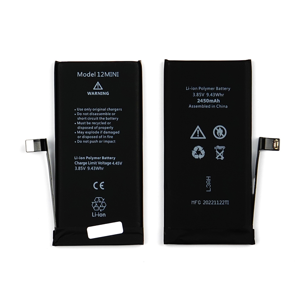 Battery for Apple iPhone 12 Mini / 2450mAh High Capacity