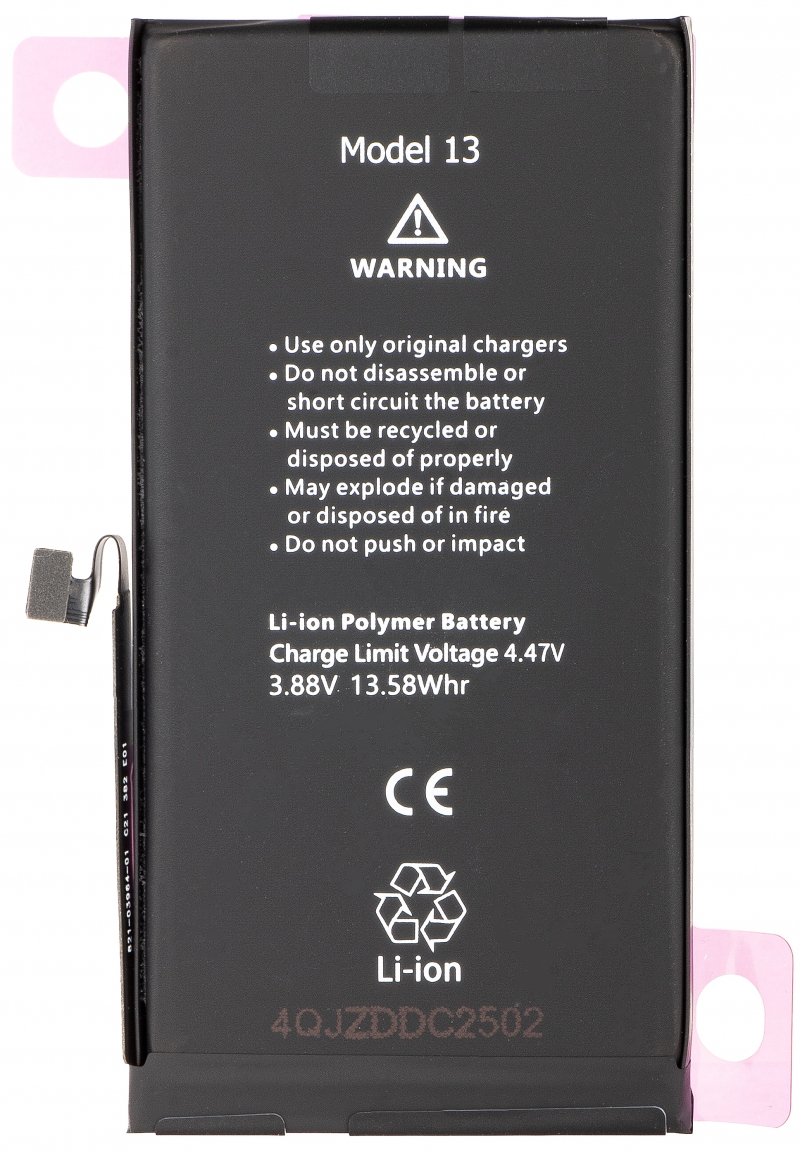 BATTERY APPLE iPhone 13 (3530mAh) Diagnostic High Capacity