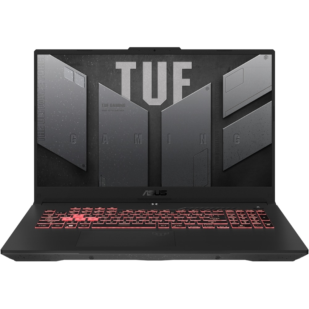 Gaming ASUS TUF A17 FA707NUG-HX162, AMD Ryzen 7 7445HS pana la 4.7GHz, 17.3' Full HD, 16GB, SSD 2TB,