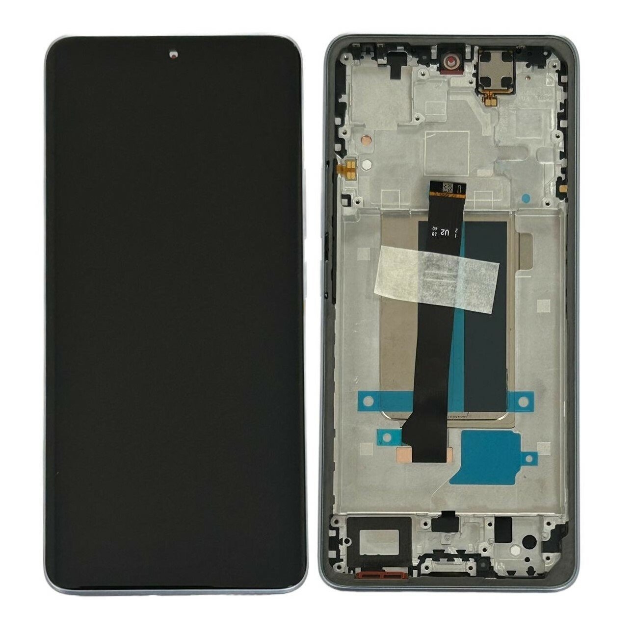 LCD XIAOMI REDMI NOTE 13 PRO PLUS BLACK WITH FRAME (SERVICE PACK)