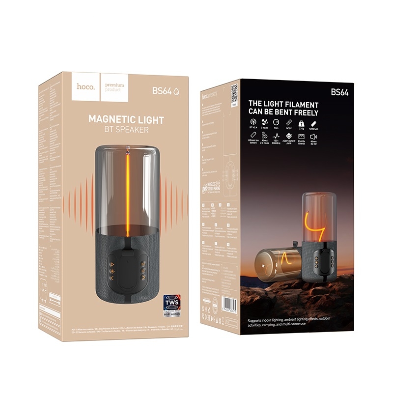 Hoco BS64 Rocker BT speaker gray